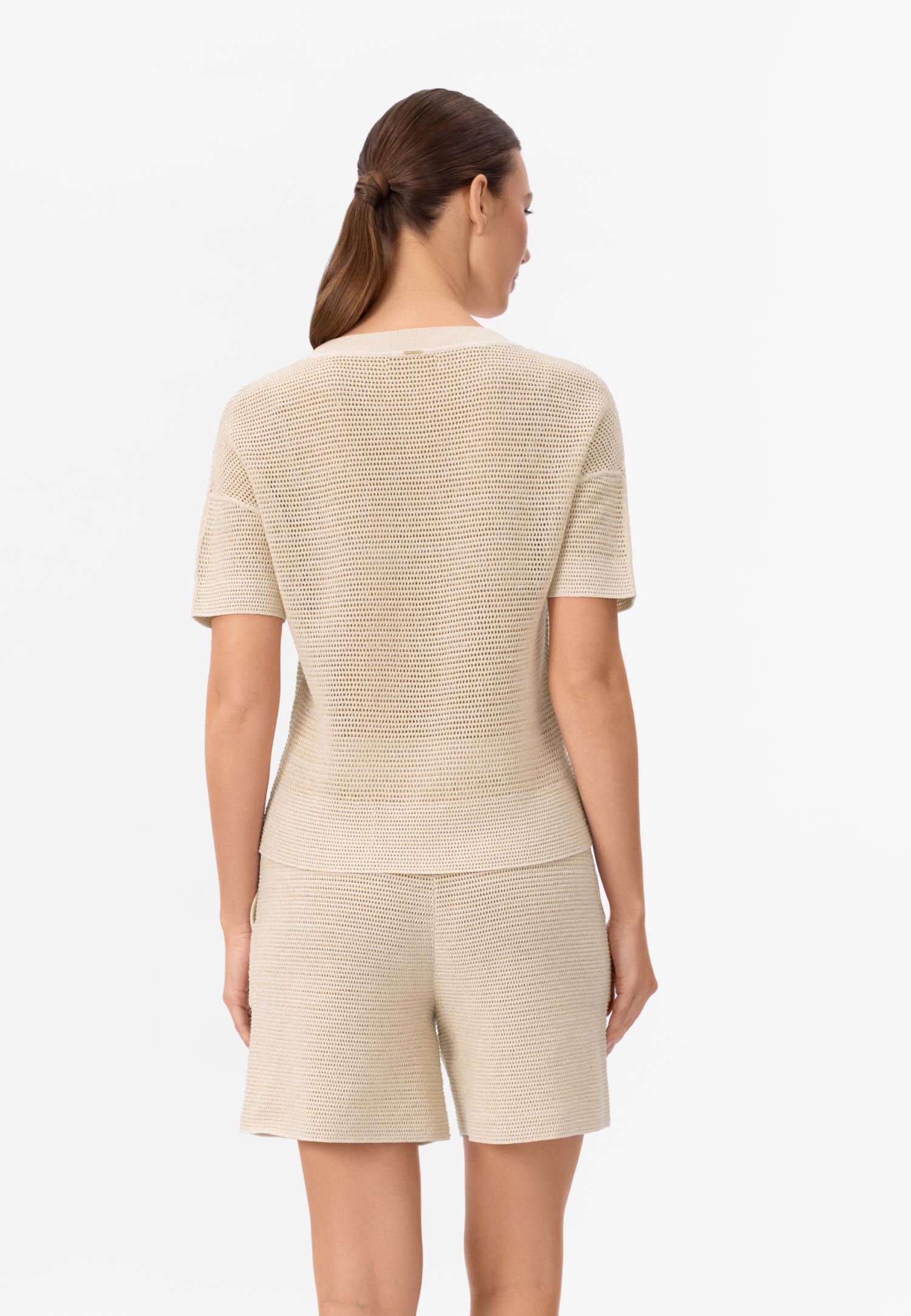 Джемпер з шовку та бавовни